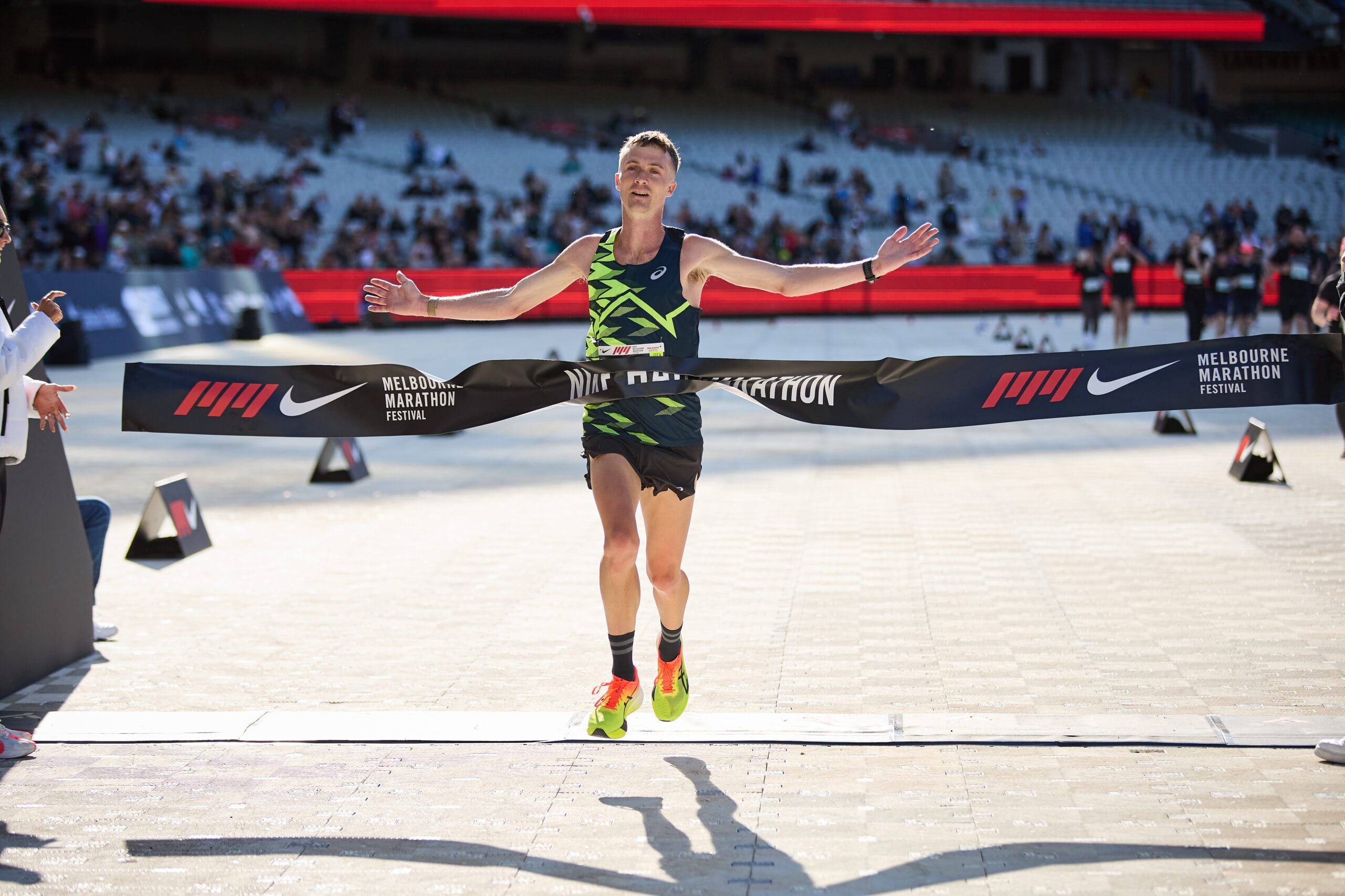 Andy Buchanan – winner of the Nike Half Marathon (male)