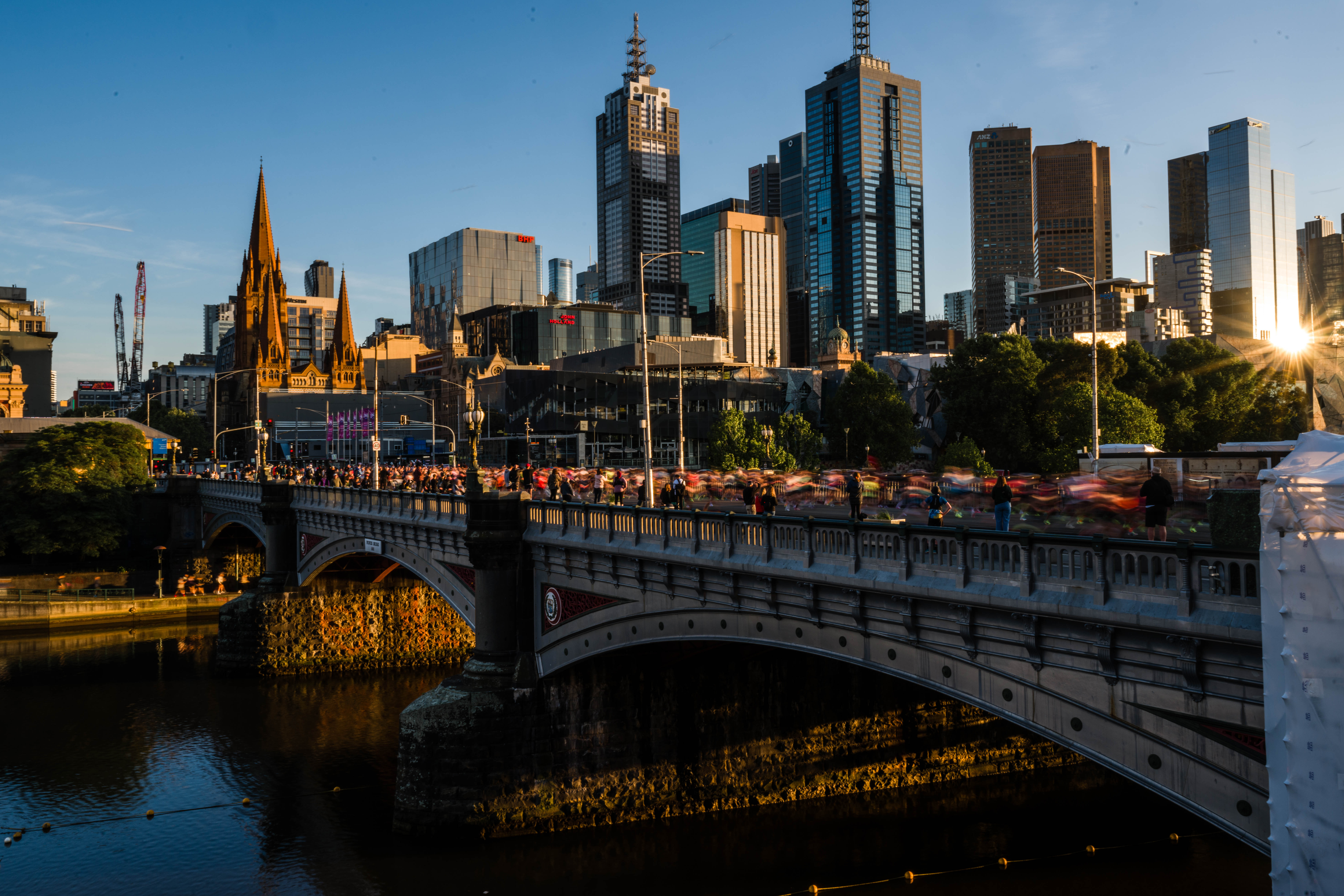 Nike Melbourne Marathon, Melbourne, Victoria. (Photo: RaceAtlas / Alexander Polizzi)